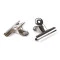 Clips pentru materiale 7,5 cm - Nichel (36 Bucăți)