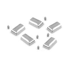 Terminatie fermoar - Nichel (100 Bucăți)