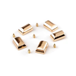 Terminatie fermoar - Auriu clasic (100 Bucăți)