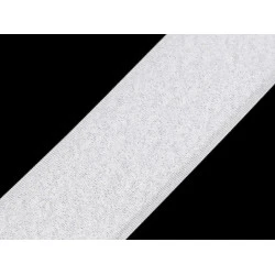 Velcro partea cu pluș latime 50 mm - Alb (1 Metru)