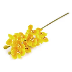 Buchet de orhidee artificială - Galben (1 Bucată)
