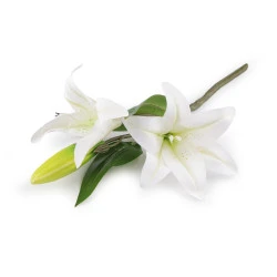 Ramura artificiala de crin - Alb (1 Bucată)