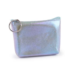 Portofel mic holografic 11x8 cm - Argintiu (1 Bucată)