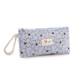 Borseta textila pentru articole 18,5x10 cm - Albastru deschis (1 Bucată)