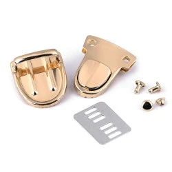 Închizătoare pentru geantă 30x40 mm - Auriu clasic (1 Set)