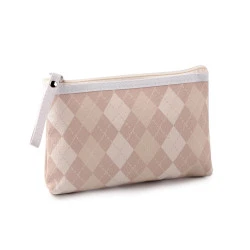 Borseta cosmetice 14x20 cm - Bej deschis (1 Bucată)