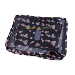 Set de 6 organizatoare pentru valiza de voiaj - Albastru închis (1 Set)