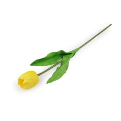 Lalea artificială lungă - Galben (1 Bucată)