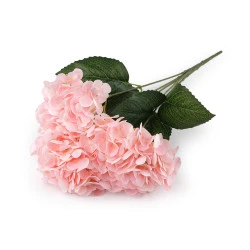 Buchet de hortensii artificiale - Roz deschis (1 Bucată)