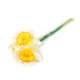 Buchet narcise artificiale de 3 buc - Galben pal (1 Buchet)