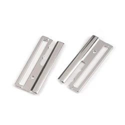 Cataramă / închizătoare decorativă vestimente - Nichel (1 Pereche)