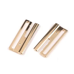 Cataramă / închizătoare decorativă vestimente - Auriu clasic (1 Pereche)