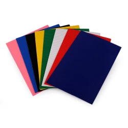 Hartie ondulata colorata/carton mix de culori - Mix (1 Sac)
