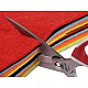 Foarfece pin lungime 23 cm - Roșu (1 Bucată)