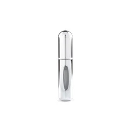 Atomizor de parfum de călătorie reîncărcabil 8 cm - Argintiu (1 Bucată)