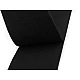 Velcro arici + pluș lățime 15 mm pes - Negru (1 Metru)