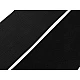 Velcro arici + pluș lățime 15 mm pes - Negru (1 Metru)