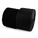 Velcro arici + pluș lățime 15 mm pes - Negru (1 Metru)