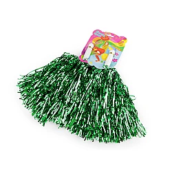 Pompon majorete 2 buc - Verde (1 Set)