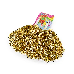 Pompon majorete 2 buc - Auriu (1 Set)