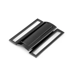 Cataramă metalică pentru paltoane, jachete, 48 mm - Nichel negru (1 Pereche)