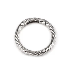 Carabină decorativă rotundă ø32 mm - Nichel (1 Bucată)