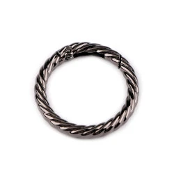Carabină decorativă rotundă ø32 mm - Nichel negru (1 Bucată)