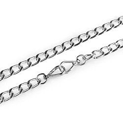 Lanț pentru geanți cu carabină, lungime 125 cm - Nichel (1 Bucată)