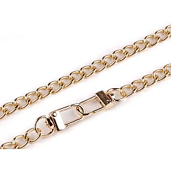 Lanț pentru geantă cu carabină, lungime 125 cm - Auriu clasic (1 Bucată)
