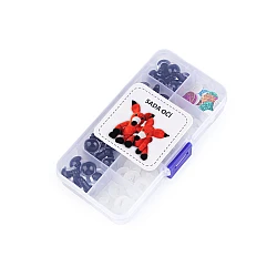 Set de ochi pentru figurine cu sclipici ø10; 12 mm - Mix culori (1 Set)