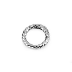 Carabină decorativă rotundă ø20 mm - Nichel (1 Bucată)