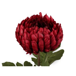 Crizantemă artificială - Roșu închis (1 Bucată)