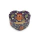 Cutie cadou inimă 11,5x10 cm - Mov închis (6 Bucăți) Cutie cadou inimă 11,5x10 cm - Mov închis (6 Bucăți)