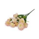 Buchet artificial de mini garoafe - Crem deschis (1 Bucată)