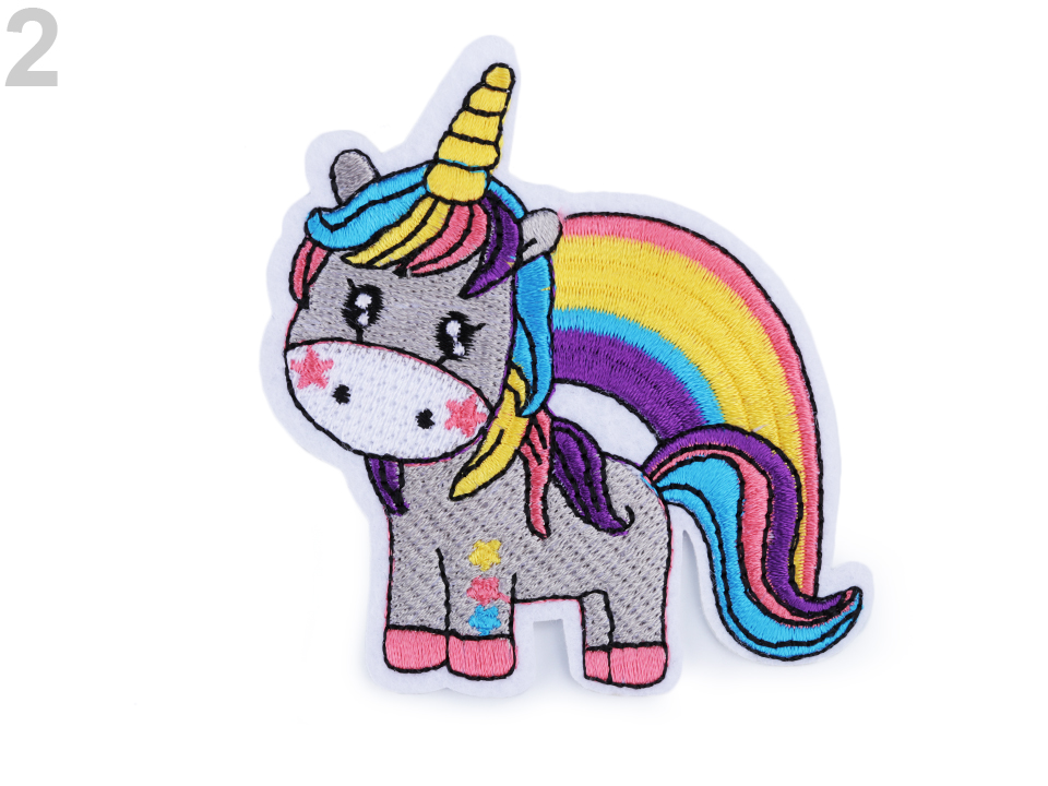 Aplicație termoadezivă Unicorn 2