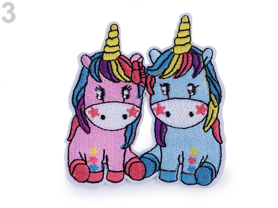 Aplicație termoadezivă Unicorn 3