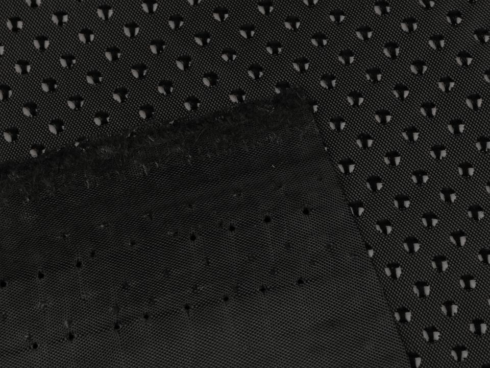Material textil cu buline antiderapante, la metru - negru