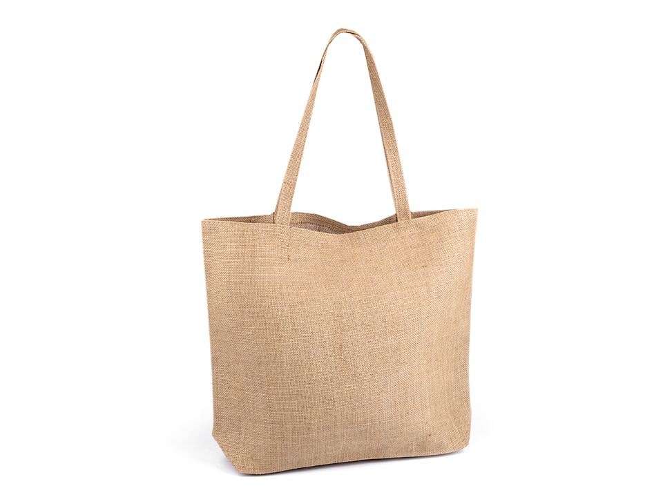 Geantă iută decorabilă, 35x45 cm - ecru natural Geantă iută decorabilă, 35x45 cm - ecru natural