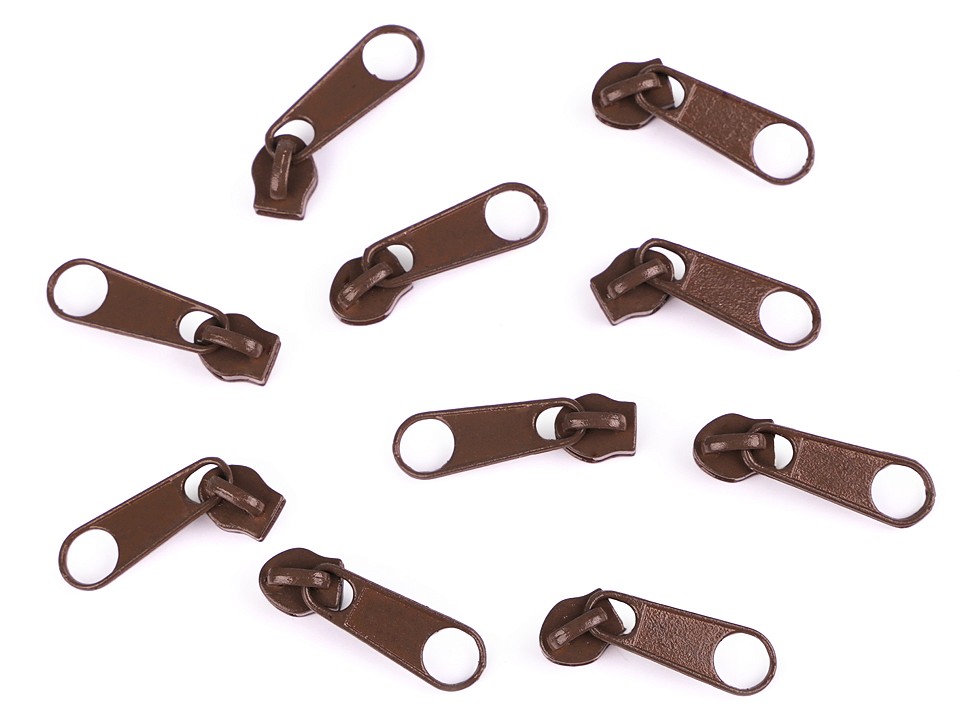 Cursor fermoar spiralat, 3 mm (pachet 10 buc.) - Con de brad Cursor fermoar spiralat, 3 mm (pachet 10 buc.) - Con de brad