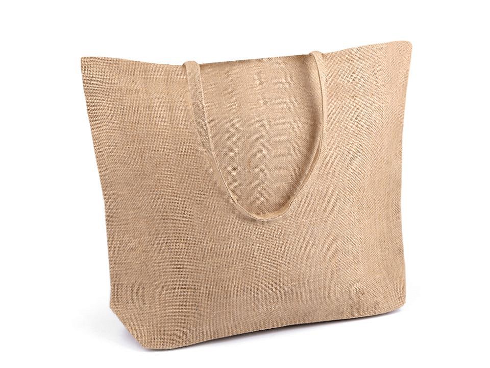 Geantă iută decorabilă, 35x45 cm - ecru natural Geantă iută decorabilă, 35x45 cm - ecru natural