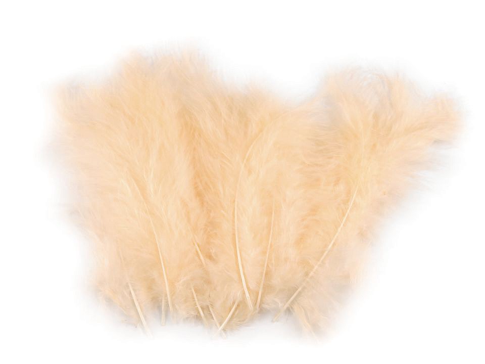 Pene decorative de struț, lungime 9-16 cm - roz somon deschis Pene decorative de struț, lungime 9-16 cm - roz somon deschis
