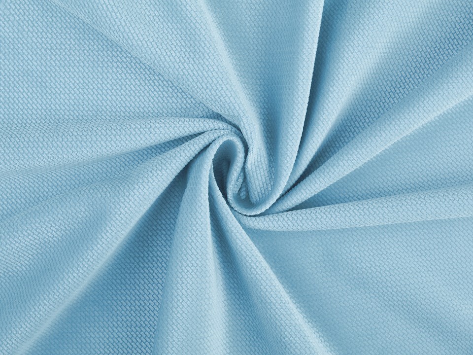 Catifea uni structurată, la metru - bleu nu-mă-uita Catifea uni structurată, la metru - bleu nu-mă-uita