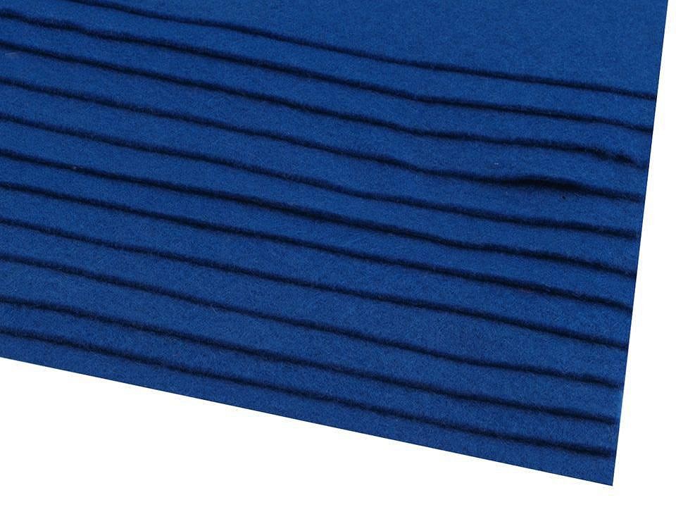 Coli fetru, 20x30 cm, 166 g / m², 2 bucati - albastru safir Coli fetru, 20x30 cm, 166 g / m², 2 bucati - albastru safir