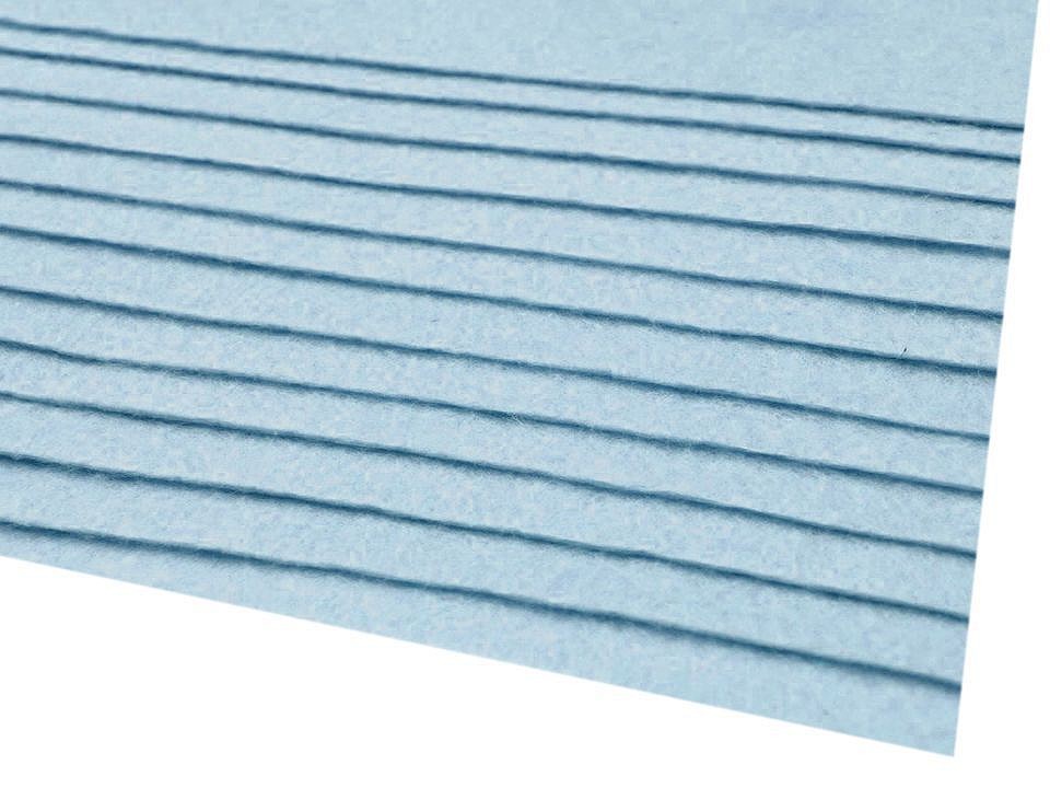 Coli fetru, 20x30 cm, 166 g / m², 2 bucati - bleu nu-mă-uita Coli fetru, 20x30 cm, 166 g / m², 2 bucati - bleu nu-mă-uita