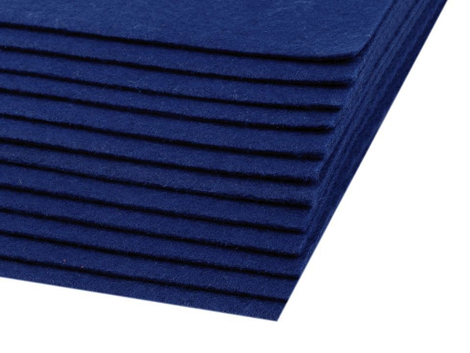 Coli fetru, 20x30 cm, 300 g / m², 2 bucati - albastru berlin Coli fetru, 20x30 cm, 300 g / m², 2 bucati - albastru berlin