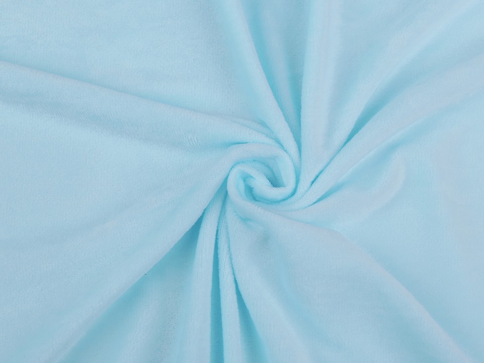 Micropluș / Soft Fleece Minky, la metru - albastru deschis Micropluș / Soft Fleece Minky, la metru - albastru deschis