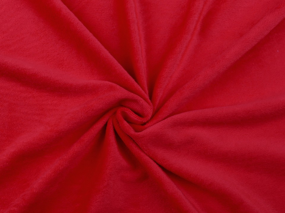 Micropluș / Soft Fleece Minky, la metru - roșu Micropluș / Soft Fleece Minky, la metru - roșu