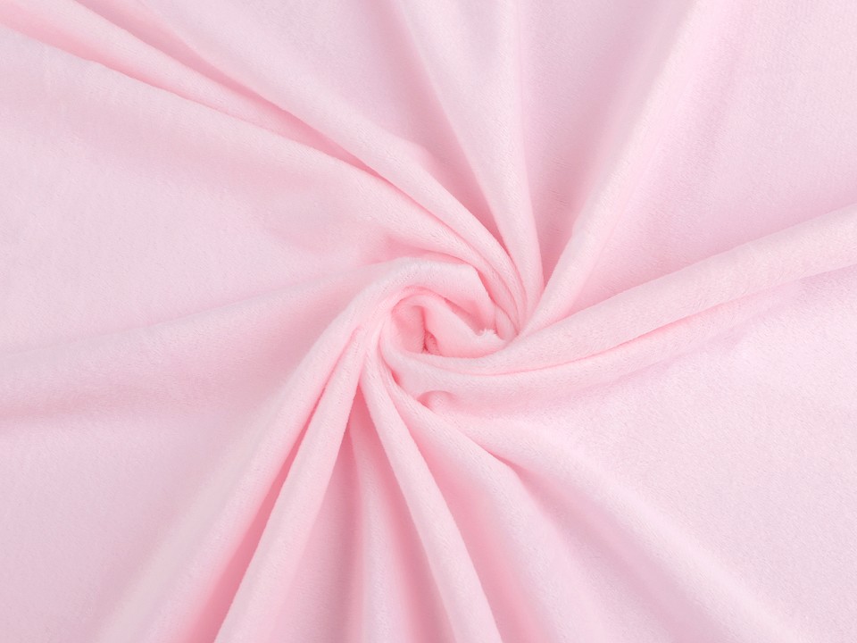 Micropluș / Soft Fleece Minky, la metru - roz deschis Micropluș / Soft Fleece Minky, la metru - roz deschis