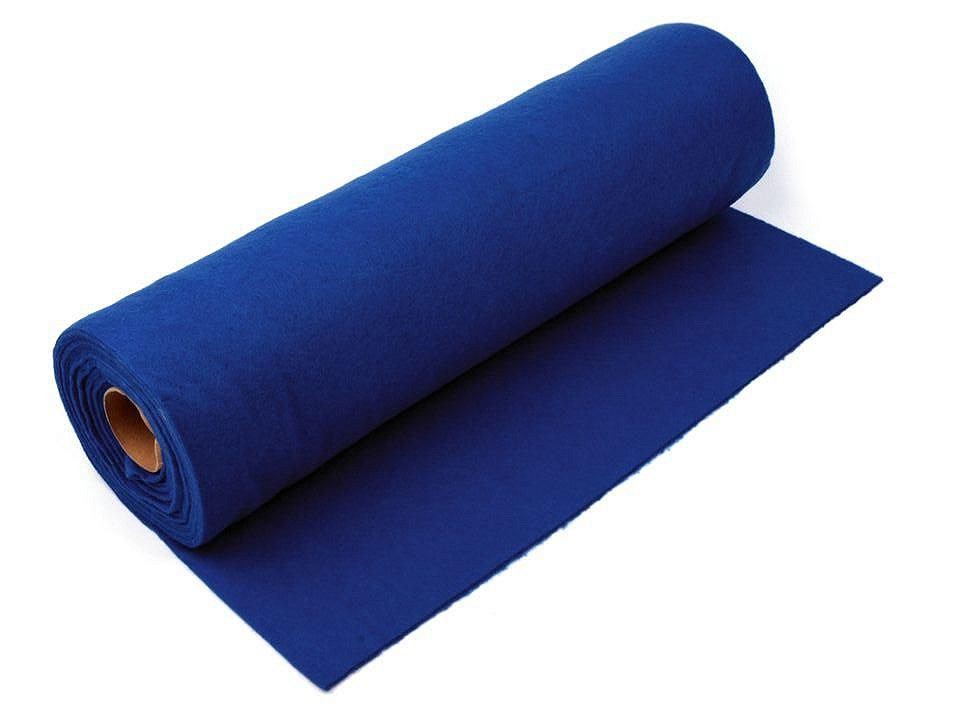 Rolă fetru, lățime 41 cm x 5 m - albastru cobalt Rolă fetru, lățime 41 cm x 5 m - albastru cobalt