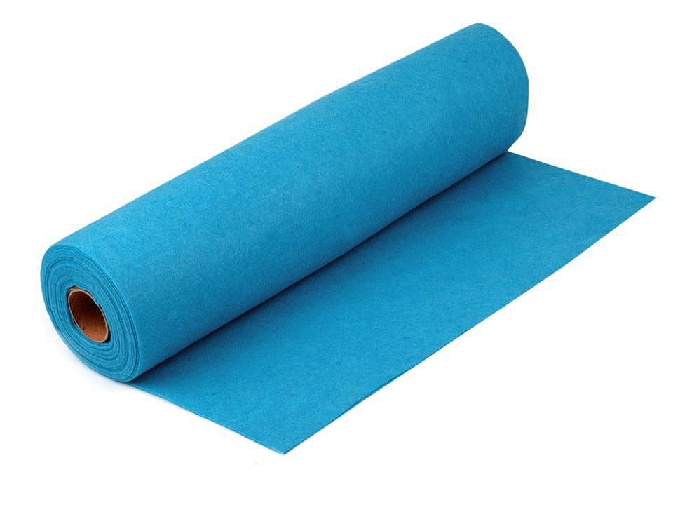 Rolă fetru, lățime 41 cm x 5 m - baby blue Rolă fetru, lățime 41 cm x 5 m - baby blue